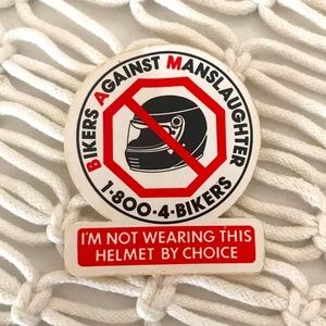 “Bikers Against Manslaughter” BAM Decal